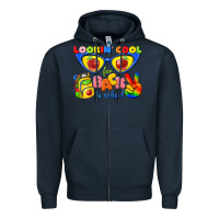 Navy looking cool for back to school Zipper Hoodie - texasbilliewilder