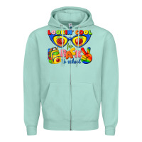 Seafoam looking cool for back to school Zipper Hoodie - texasbilliewilder