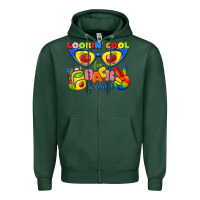 Sports Green looking cool for back to school Zipper Hoodie - texasbilliewilder