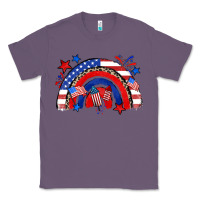 Lavender American rainbow Classic Tee - Zillion Design Studio
