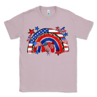 Lilac American rainbow Classic Tee - Zillion Design Studio