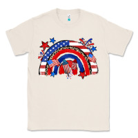 Natural American rainbow Classic Tee - Zillion Design Studio