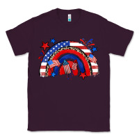 Plum American rainbow Classic Tee - Zillion Design Studio