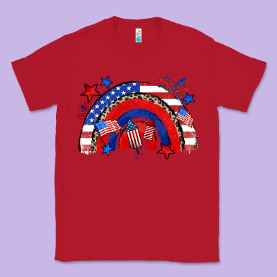 Classic Tee American rainbow