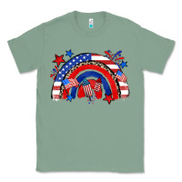 Sage American rainbow Classic Tee - Zillion Design Studio