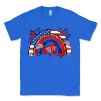 True Royal American rainbow Classic Tee - Zillion Design Studio