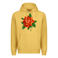 Antique Gold tropicana rose Premium Hoodie - LillyAllenDesigns