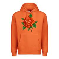 Carrot tropicana rose Premium Hoodie - LillyAllenDesigns