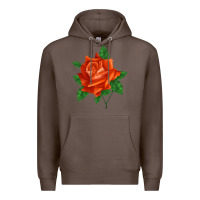 Coffee tropicana rose Premium Hoodie - LillyAllenDesigns