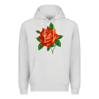 Dove Grey tropicana rose Premium Hoodie - LillyAllenDesigns
