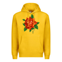Lemon tropicana rose Premium Hoodie - LillyAllenDesigns