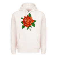 Pale Pink tropicana rose Premium Hoodie - LillyAllenDesigns