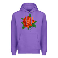 Purple tropicana rose Premium Hoodie - LillyAllenDesigns
