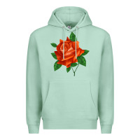 Seafoam tropicana rose Premium Hoodie - LillyAllenDesigns