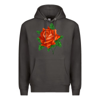 Smoke tropicana rose Premium Hoodie - LillyAllenDesigns