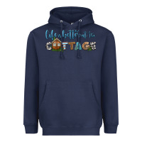Navy life is better at the cottage Heavyweight Hoodie - HRA Design Shop