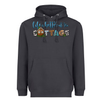 Smoke life is better at the cottage Heavyweight Hoodie - HRA Design Shop