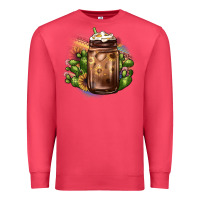 Cardinal sunflower coffee cup cactus Premium Sweatshirt - JahusDesignShop