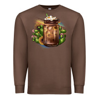Chestnut sunflower coffee cup cactus Premium Sweatshirt - JahusDesignShop