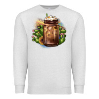 Sunflower Coffee Cup Cactus Premium Sweatshirt | Teevron