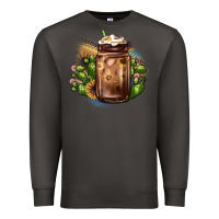 Smoke sunflower coffee cup cactus Premium Sweatshirt - JahusDesignShop