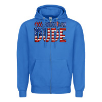 True Royal all american dude Zipper Hoodie - Zillion Design Studio