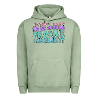 Pigment Oil Green i'm too clumsy to be around fragile masculinity Urban Hoodie - MaliasSmallBusiness