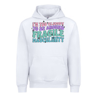 White i'm too clumsy to be around fragile masculinity Urban Hoodie - MaliasSmallBusiness