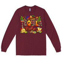 Burgundy tequila tribe Long Sleeve Tee - RanaPortraitStore