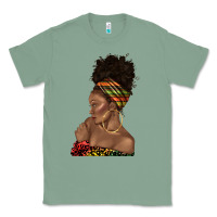 Sage afro black woman profile juneteenth Classic Tee - texasbilliewilder
