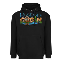Black life is better at the cabin Heavyweight Hoodie - HRA Design Shop