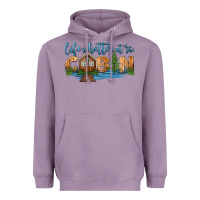 Lavender life is better at the cabin Heavyweight Hoodie - HRA Design Shop