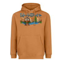 Meerkat life is better at the cabin Heavyweight Hoodie - HRA Design Shop