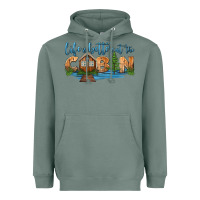 Sage life is better at the cabin Heavyweight Hoodie - HRA Design Shop