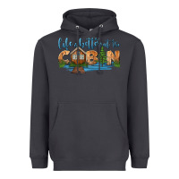 Smoke life is better at the cabin Heavyweight Hoodie - HRA Design Shop