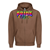 Chestnut pride vibes Zipper Hoodie - Zillion Design Studio