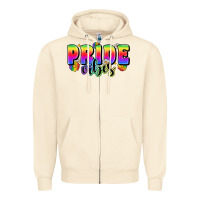 Sandshell pride vibes Zipper Hoodie - Zillion Design Studio