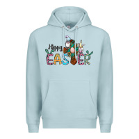 Blue Mist cross rabbit gnomes happy easter Premium Hoodie - Jasminsmagicworld