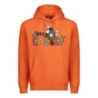 Carrot cross rabbit gnomes happy easter Premium Hoodie - Jasminsmagicworld