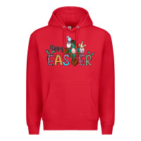 Red cross rabbit gnomes happy easter Premium Hoodie - Jasminsmagicworld