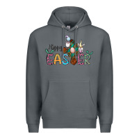 Rock cross rabbit gnomes happy easter Premium Hoodie - Jasminsmagicworld