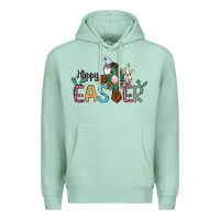 Seafoam cross rabbit gnomes happy easter Premium Hoodie - Jasminsmagicworld