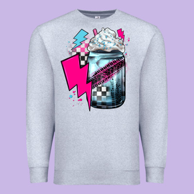 Racing Coffee Premium Sweatshirt Designed By Jahusdesignshop