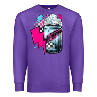 Purple racing coffee Premium Sweatshirt - JahusDesignShop