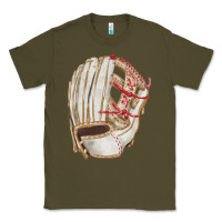 Army Green Catchers Mitt Fa Element Classic Tee - FaDigitalArtStudio