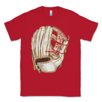 Red Catchers Mitt Fa Element Classic Tee - FaDigitalArtStudio