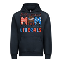 Navy just a normal mom trying not to raise liberals Urban Hoodie - MaliasSmallBusiness