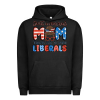 Pigment Black just a normal mom trying not to raise liberals Urban Hoodie - MaliasSmallBusiness