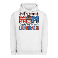 Pigment Lunar Rock just a normal mom trying not to raise liberals Urban Hoodie - MaliasSmallBusiness