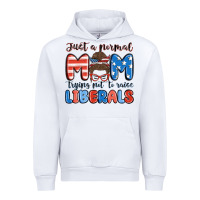 White just a normal mom trying not to raise liberals Urban Hoodie - MaliasSmallBusiness